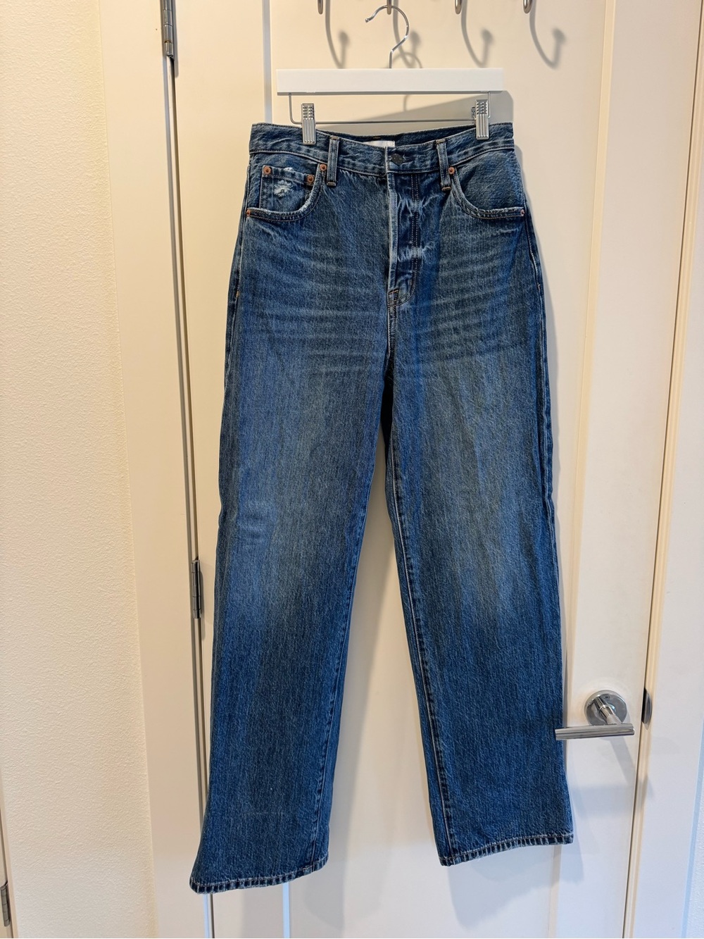 pistola Medium Blue Straight-Leg Jeans